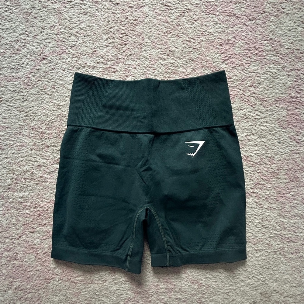 Gymshark Women's Dark Green Shorts